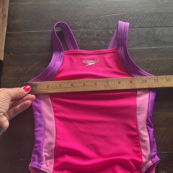 Speedo Kids Swim One Piece - Pink and Purple size xs - Picture 8 of 8